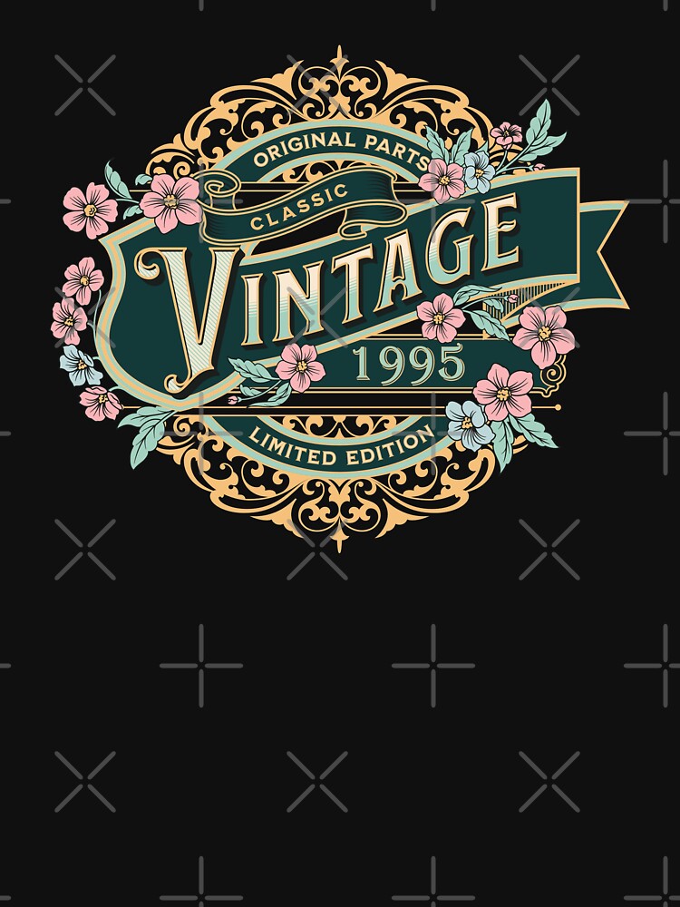Vintage 1995 by Rhu Creations T-Shirts, Hoodie, Sweatshirt | BlankRebels.com (Image 3)