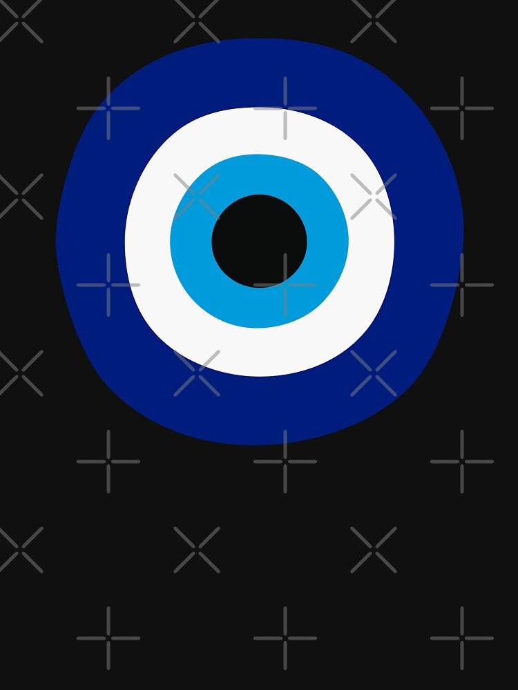 Evil Eye Symbol (Black Background) by MusesWhispers T-Shirts, Hoodie, Sweatshirt | BlankRebels.com (Image 3)