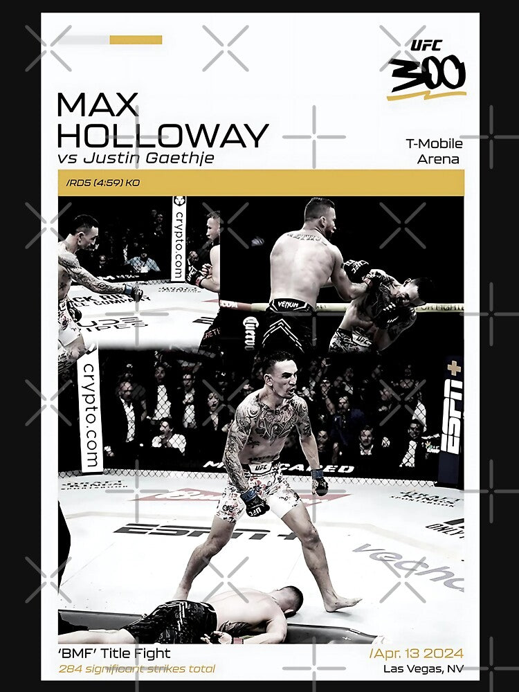 MAX HOLLOWAY | BMF LIGHTWEIGHT KING GOLD EDITION by 3005Garments T-Shirts, Hoodie, Sweatshirt | BlankRebels.com (Image 3)