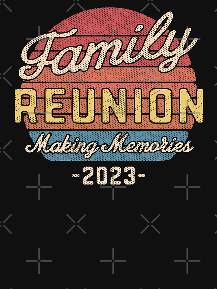 Matching Family Reunion 2023 Retro Sunset Palm Trees Vacation Gathering by alenaz T-Shirts, Hoodie, Sweatshirt (Image 3)