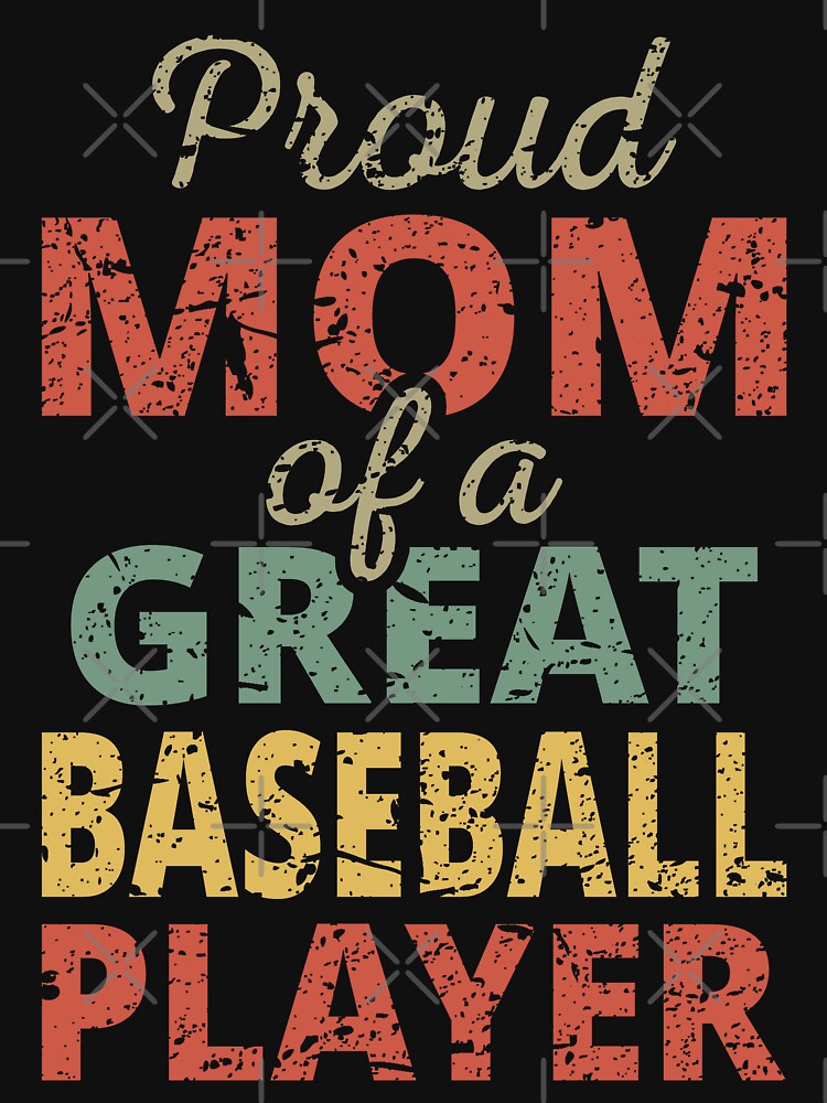 Proud Mom Of A Great Baseball Player II by Lemon Pepper T-Shirts, Hoodie, Sweatshirt | BlankRebels.com (Image 3)