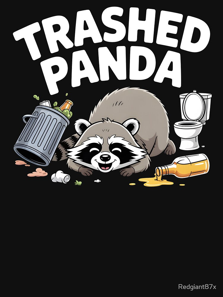 Trashed Panda Drunk Raccoon – Raccoon Meme Lover Gift by Redgiant87x T-Shirts, Hoodie, Sweatshirt | BlankRebels.com (Image 3)
