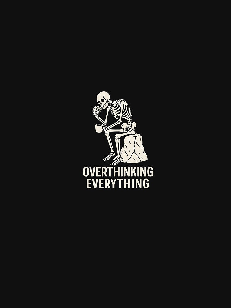 Overthinking everything by InkPersona T-Shirts, Hoodie, Sweatshirt | BlankRebels.com (Image 3)