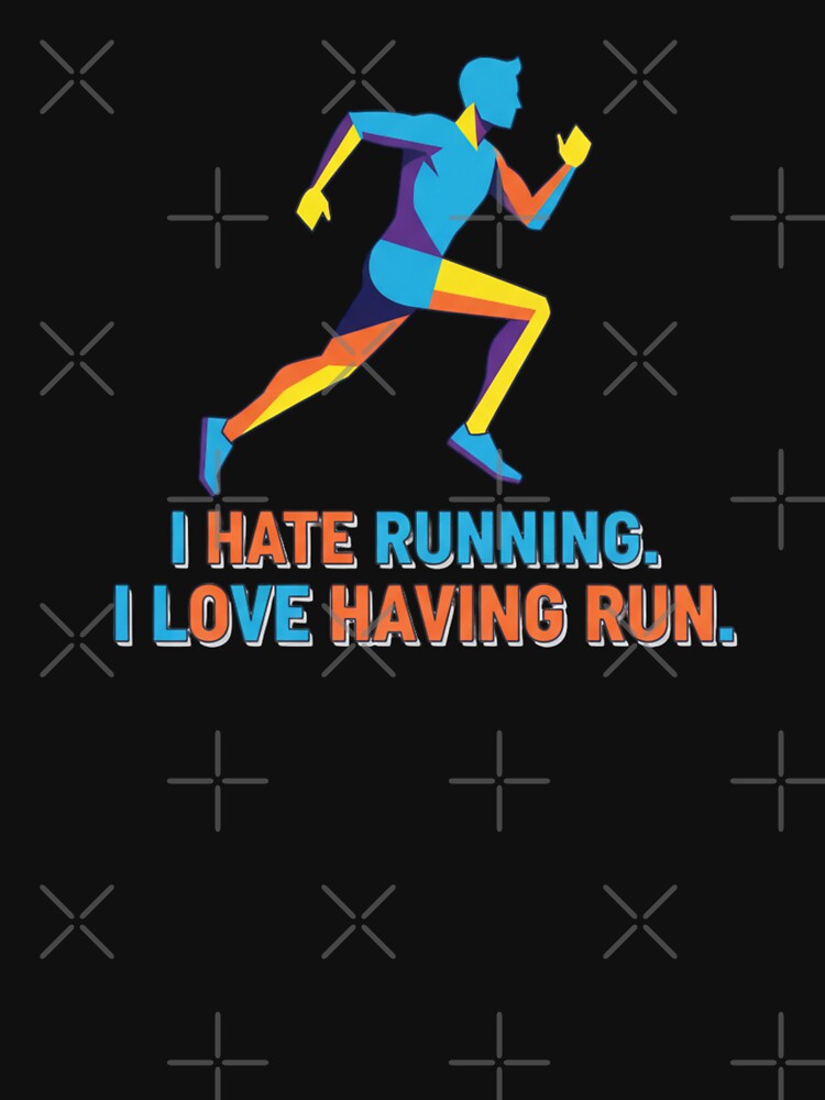I Hate Running I Love Having Run Funny Pop Art Runner by chattsuede T-Shirts, Hoodie, Sweatshirt | BlankRebels.com (Image 3)