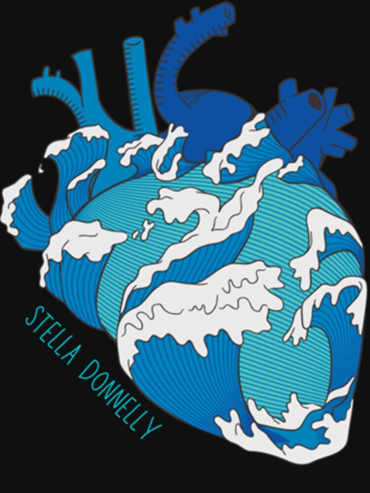 Stella Donnelly  - Ocean Heart Logo Classic T-Shirt by LeaPommer Hoodie, Sweatshirt | BlankRebels.com (Image 3)