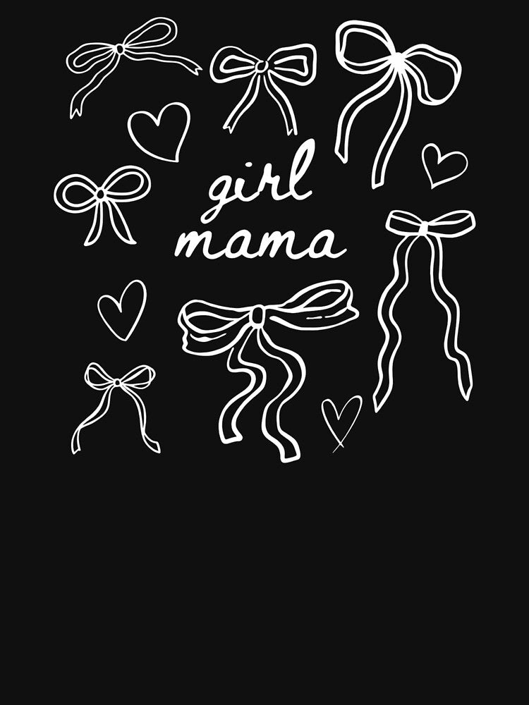 Coquette Girl Mama by krystalRomanart T-Shirts, Hoodie, Sweatshirt | BlankRebels.com (Image 3)