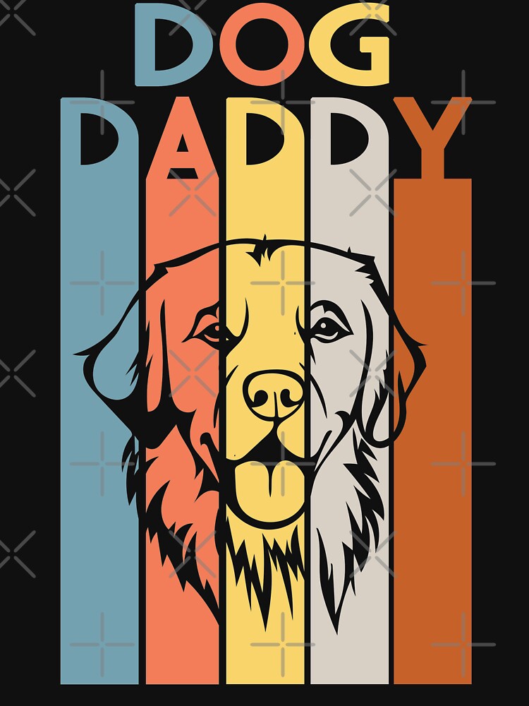 Father's Day: Daddy Dog retro vintage by argupta15115 T-Shirts, Hoodie, Sweatshirt | BlankRebels.com (Image 3)