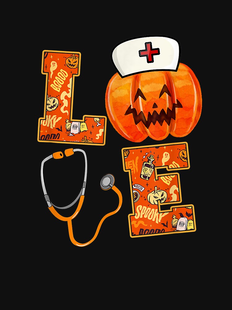 Nurse Nursing RN t cute Love Nurse Halloween Costume by Jonahjimenez T-Shirts, Hoodie, Sweatshirt | BlankRebels.com (Image 3)