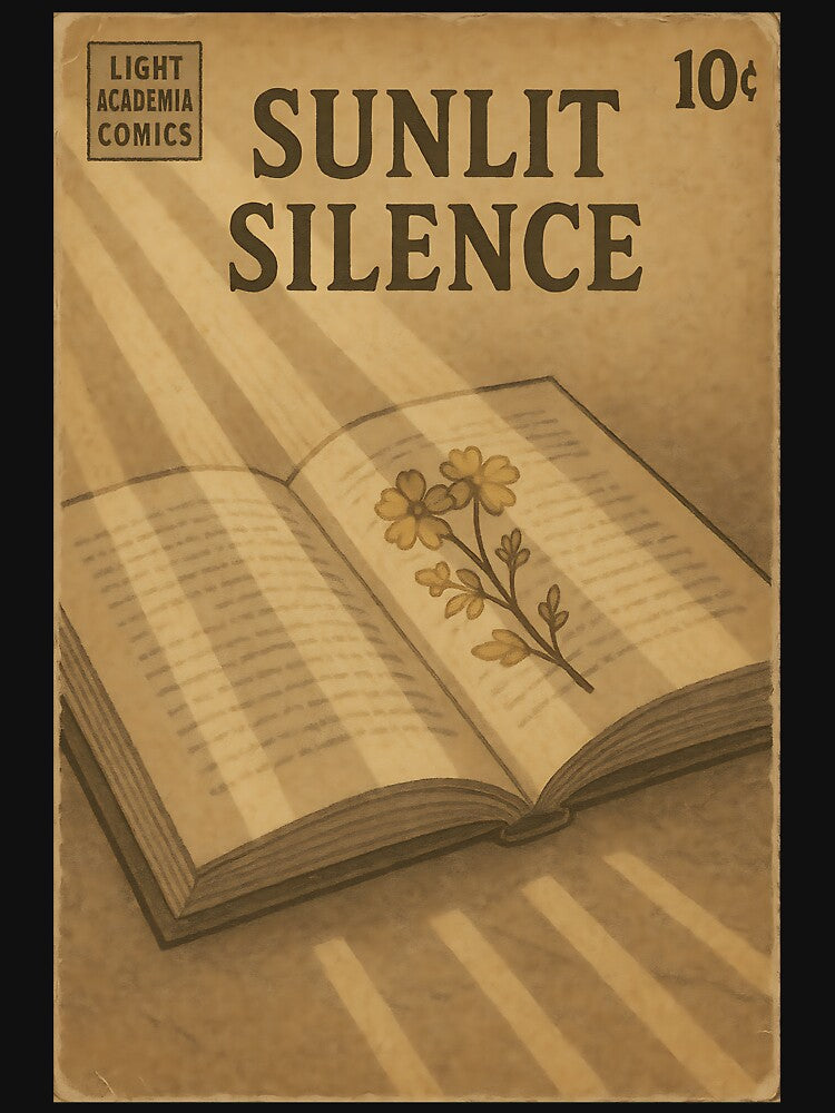 Poetic Light Academia: Sunlit Silence by bapupa T-Shirts, Hoodie, Sweatshirt | BlankRebels.com (Image 3)