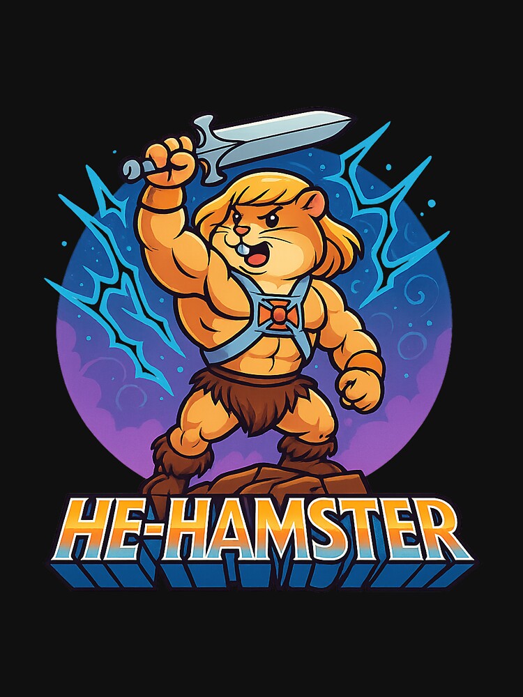 He-Hamster – Hamster of the Universe by Pickle-Monster T-Shirts, Hoodie, Sweatshirt | BlankRebels.com (Image 3)