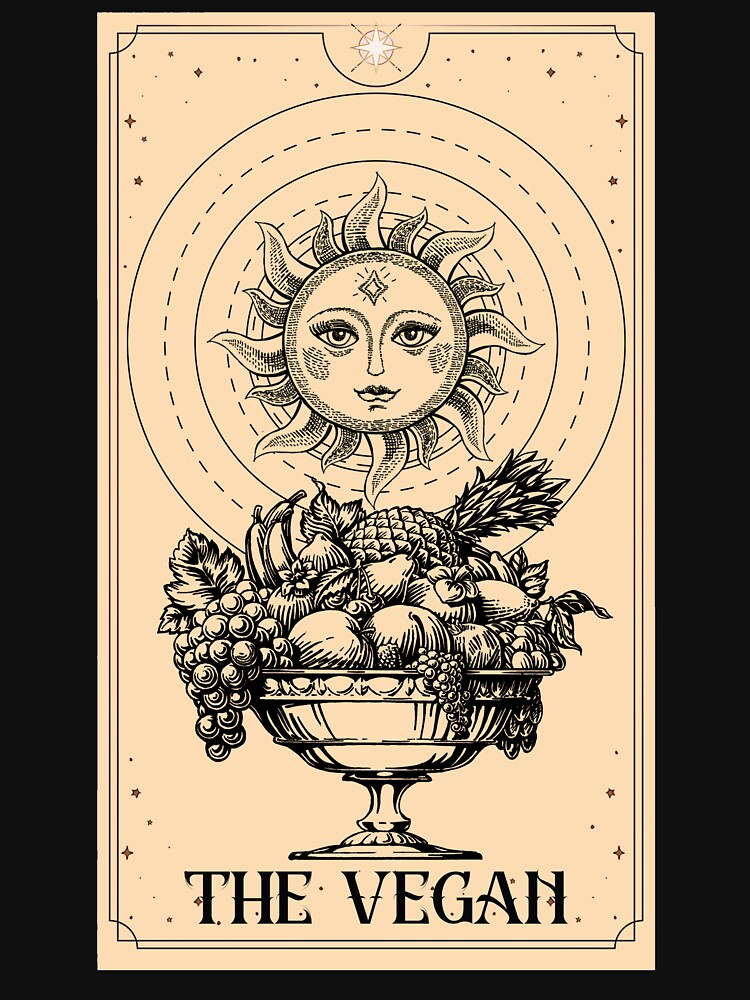 The Vegan  - celestial tarot card by JuliaPop T-Shirts, Hoodie, Sweatshirt | BlankRebels.com (Image 3)