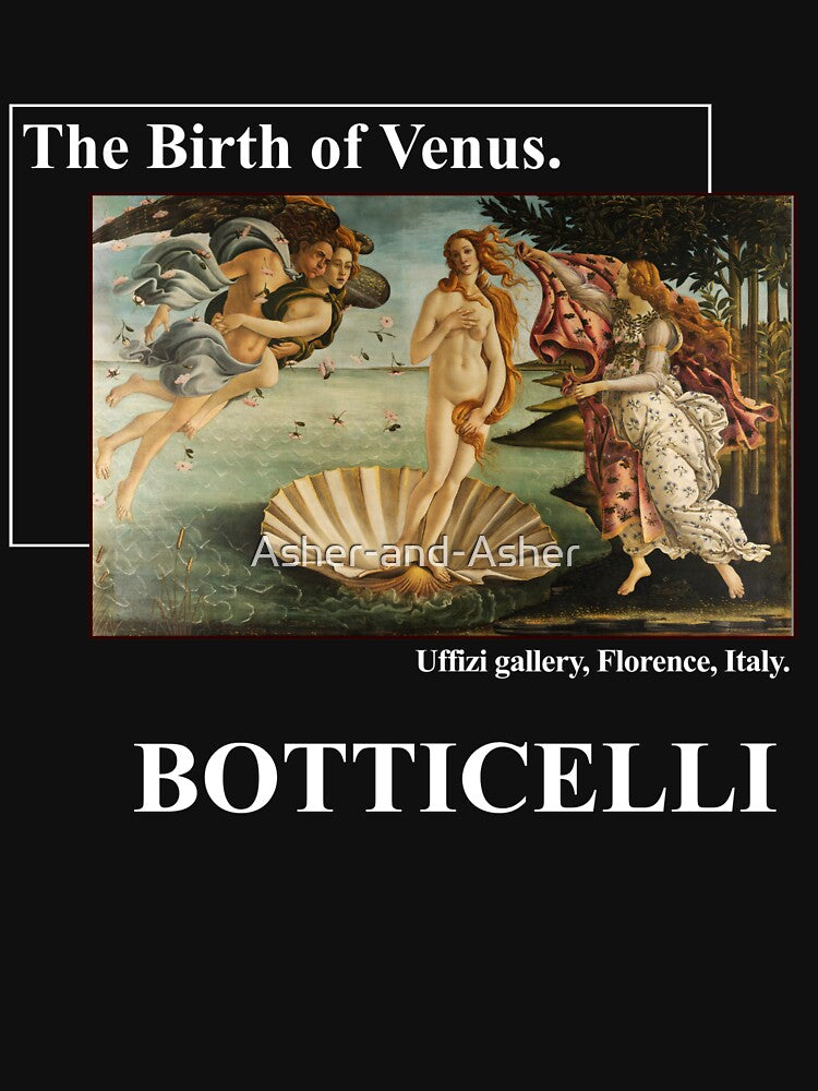 Darkacademia - Sandro Botticelli - Venus by Asher-and-Asher T-Shirts, Hoodie, Sweatshirt | BlankRebels.com (Image 3)