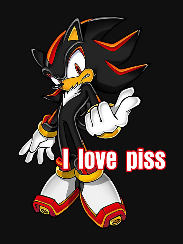 Shadow The Hedgehog I Love Piss by laurelandblusx T-Shirts, Hoodie, Sweatshirt | BlankRebels.com (Image 3)