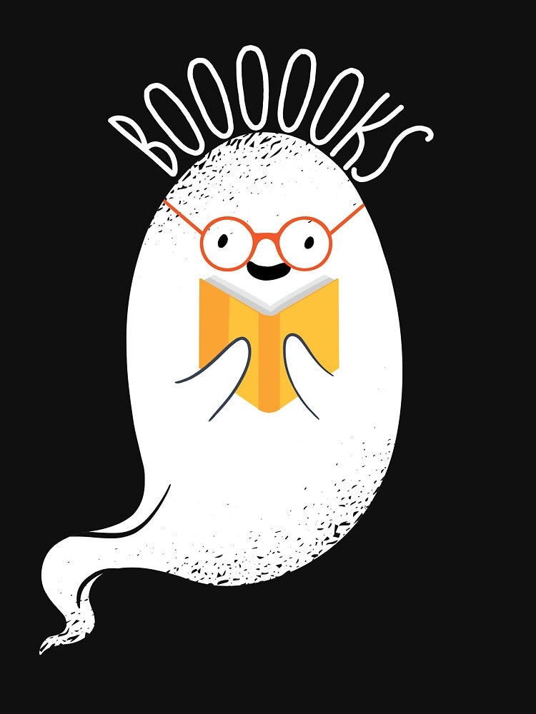 Ghost Halloween Bookworm Smart Ghost Reading Boooooks Gear by DynamicDesign
