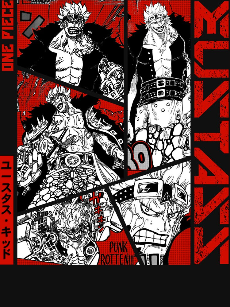 Eustass Kid Manga Panel Essential by oramasopiche T-Shirts, Hoodie, Sweatshirt | BlankRebels.com (Image 3)