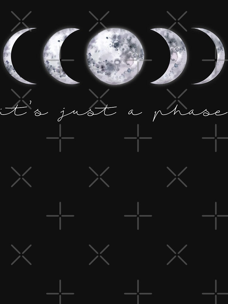 Its just a phase. Moon Phases by FocusAndFlow T-Shirts, Hoodie, Sweatshirt | BlankRebels.com (Image 2)