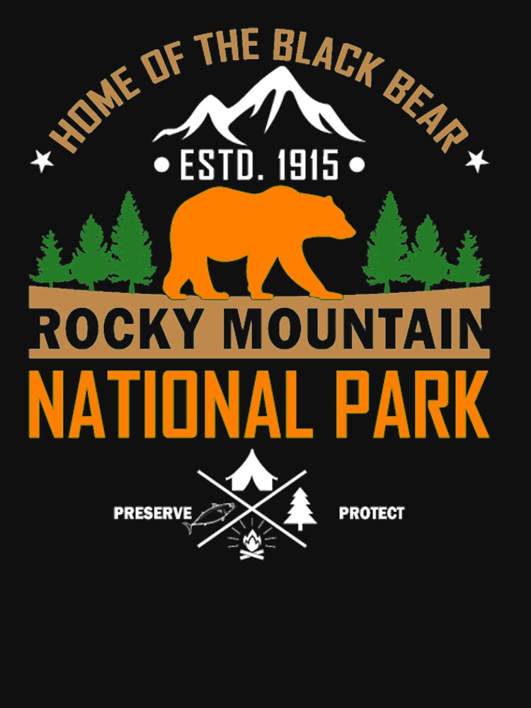 Rocky Mountain National Park Home Bear Tshirt by Clavitaps Hoodie, Sweatshirt | BlankRebels.com (Image 2)