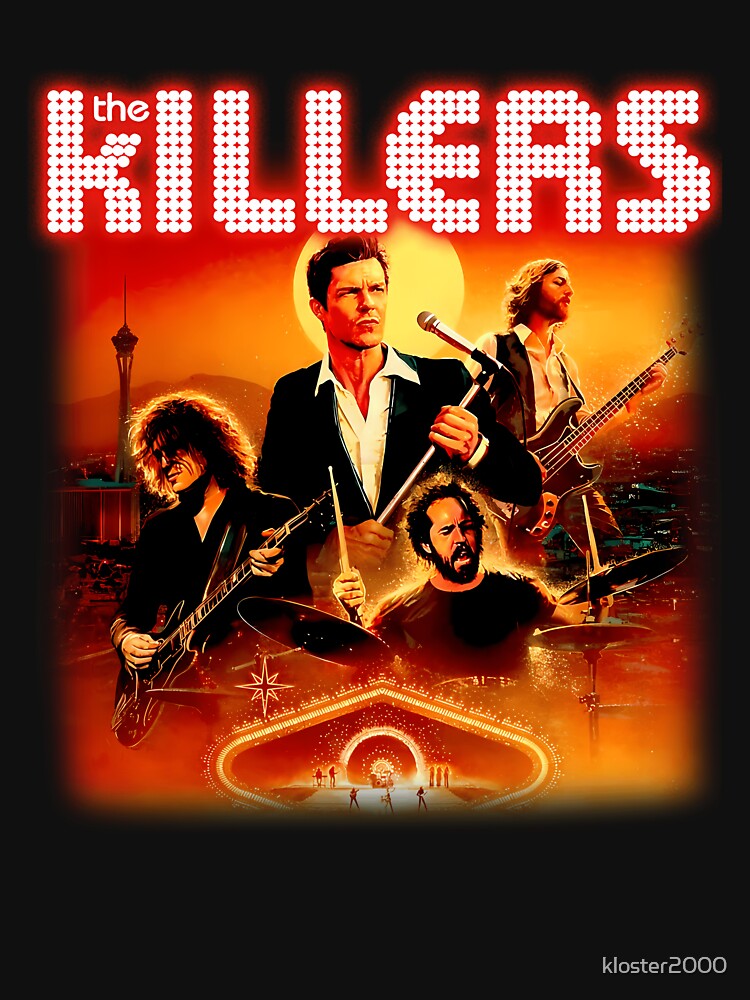The Killers Sunset Theme Rock Band by kloster2000 T-Shirts, Hoodie, Sweatshirt | BlankRebels.com (Image 3)