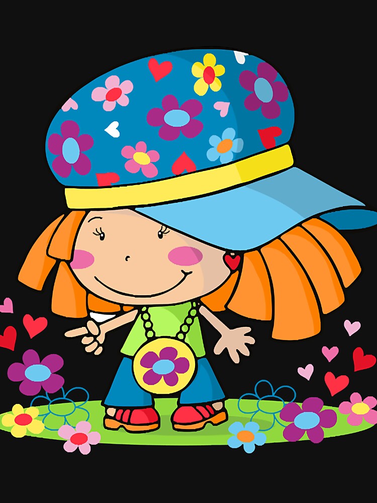 Little hippie girl by GiddeonKryde T-Shirts, Hoodie, Sweatshirt | BlankRebels.com (Image 3)