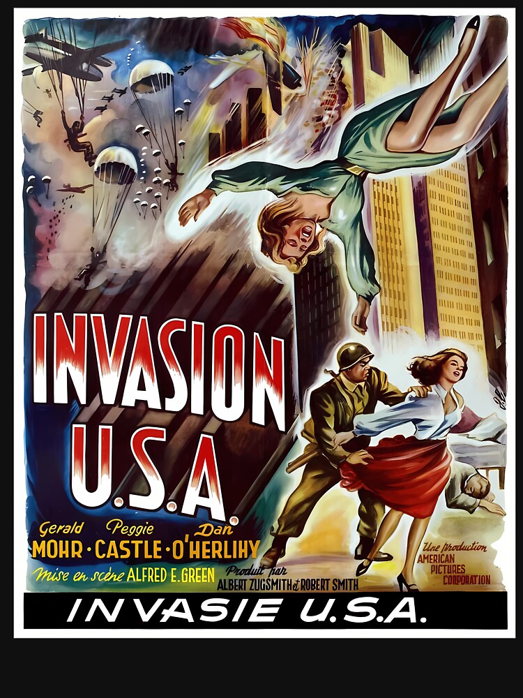Invasion USA aka Invasie by AgricanCaouette T-Shirts, Hoodie, Sweatshirt | BlankRebels.com (Image 3)