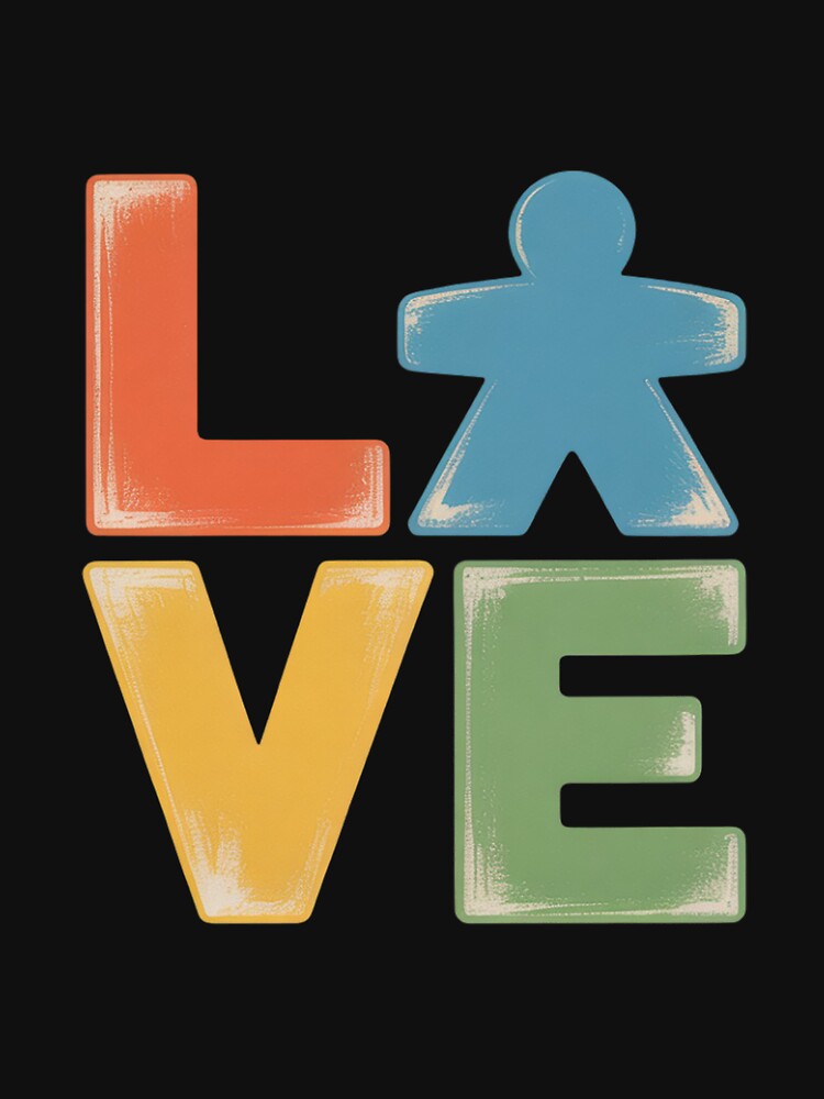Meeple Love Board Game Night Tabletop Gamers by Minoloinan T-Shirts, Hoodie, Sweatshirt | BlankRebels.com (Image 3)