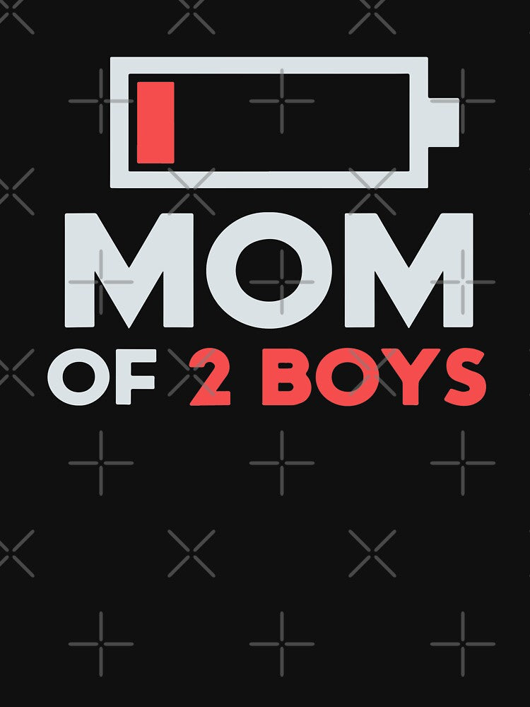 Mom of 2 Boys Shirt Gift from Son Mothers Day Birthday Women by ZimbomDesigner Hoodie, Sweatshirt | BlankRebels.com (Image 3)