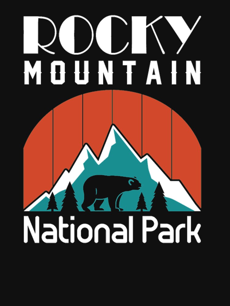 Vintage Rocky Mountain National Park Colorado Tshirt by Clavitaps Hoodie, Sweatshirt | BlankRebels.com (Image 3)