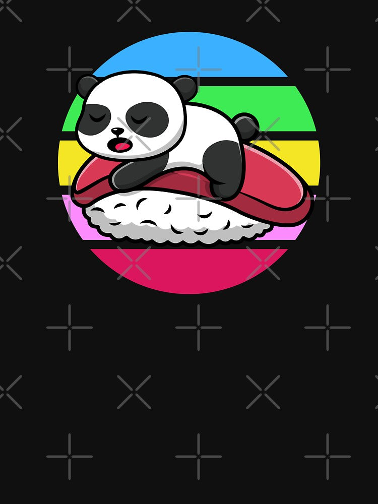 Panda sleeps on sushi by Rev-Style T-Shirts, Hoodie, Sweatshirt | BlankRebels.com (Image 3)