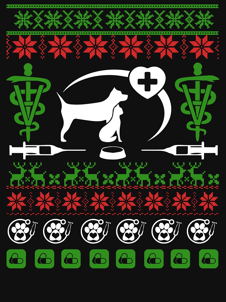 Vet Tech - Vet Tech Christmas by UnknownArtistt T-Shirts, Hoodie, Sweatshirt | BlankRebels.com (Image 3)