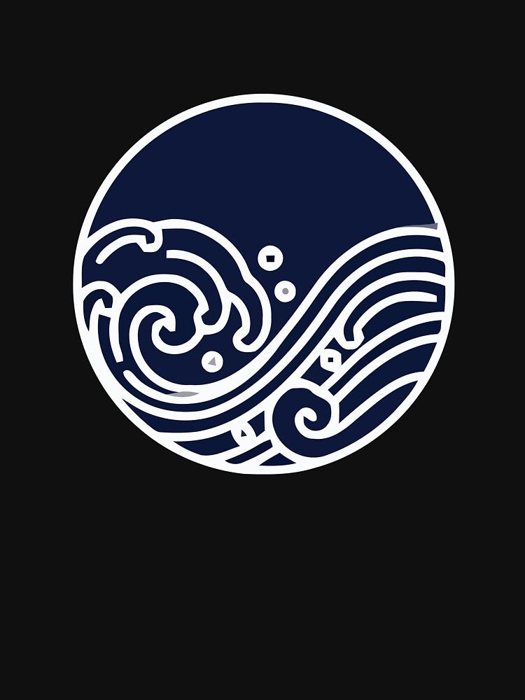simple art  ocean waves by zaher97 T-Shirts, Hoodie, Sweatshirt | BlankRebels.com (Image 3)
