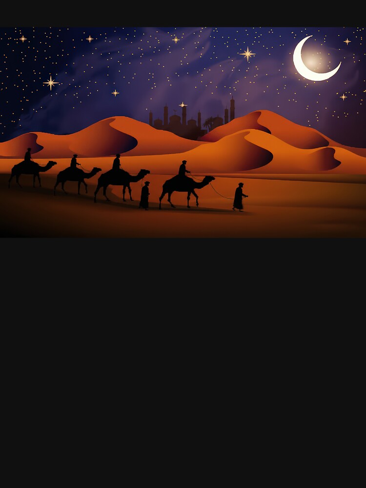 Pixel Desert Caravan by Saint Arts Studio T-Shirts, Hoodie, Sweatshirt | BlankRebels.com (Image 3)