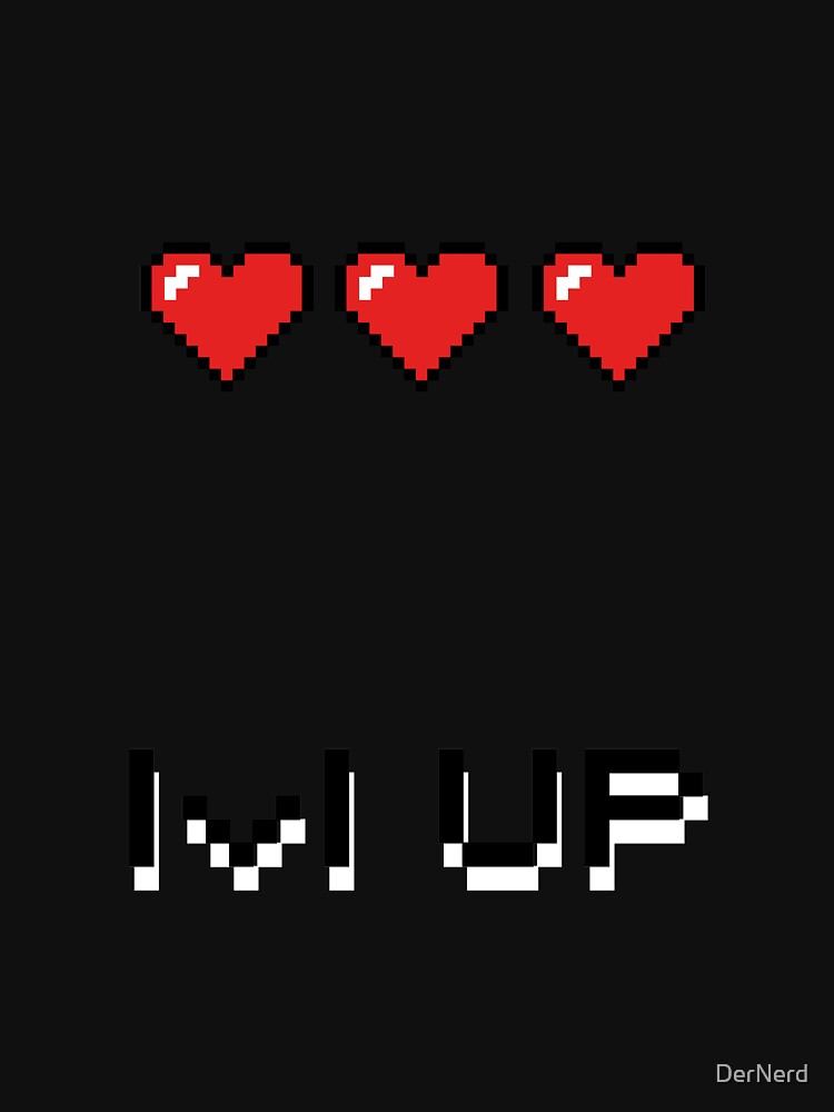 Heart Level Up Pixel 8 Bit Gamer Retro Gaming Game by DerNerd T-Shirts, Hoodie, Sweatshirt | BlankRebels.com (Image 3)