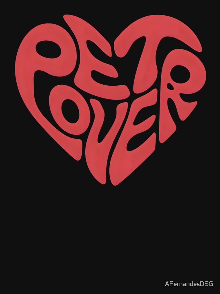 A heart formed with the phrase Pet Lover. by AFernandesDSG