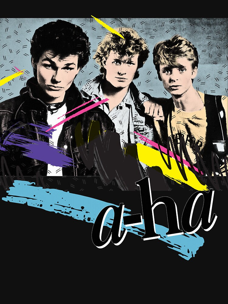 Original Vintage Styled 80s A-Ha Design by EddieL031 T-Shirts, Hoodie, Sweatshirt | BlankRebels.com (Image 3)