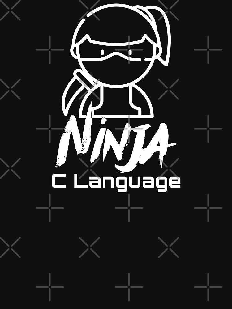 C Language Ninja (white) by Stornu2Ruedas T-Shirts, Hoodie, Sweatshirt | BlankRebels.com (Image 3)