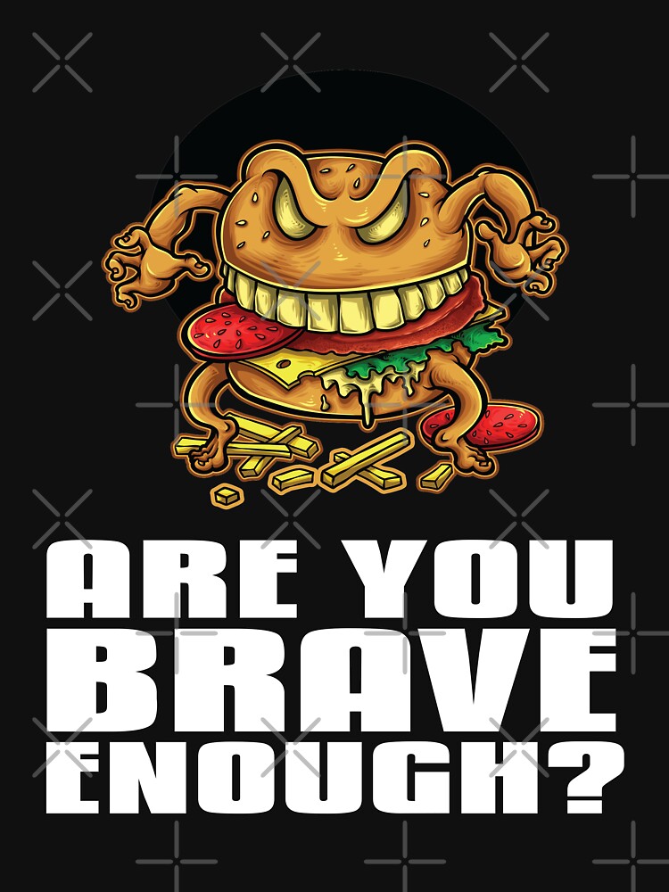 Curse of the Burger Are You Brave Enough? Foodietoon Hamburger by ProjectX23 T-Shirts, Hoodie, Sweatshirt (Image 3)