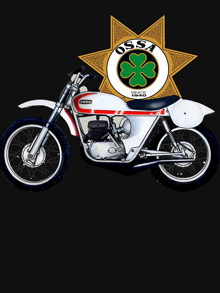 Ossa Vintage Motorcycle by yasukobeulah1u T-Shirts, Hoodie, Sweatshirt | BlankRebels.com (Image 3)