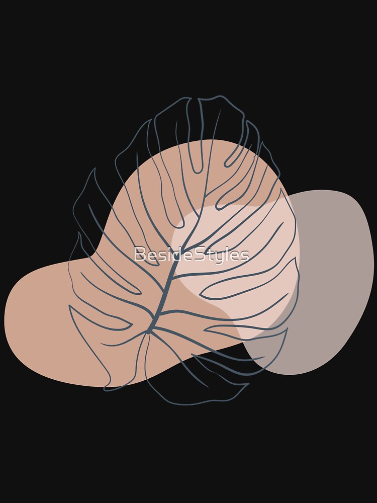Leafy Boho Patch | Handmade Prints for You by BesideStyles T-Shirts, Hoodie, Sweatshirt | BlankRebels.com (Image 3)
