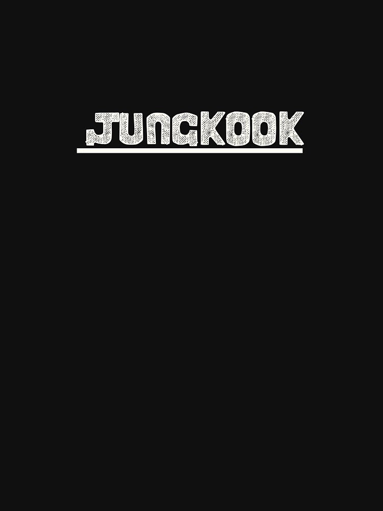 Jungkook Colorful Gradient Name Typography Design by arorar T-Shirts, Hoodie, Sweatshirt | BlankRebels.com (Image 3)