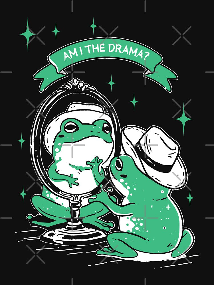 Frog Am I The Drama by Torionrad T-Shirts, Hoodie, Sweatshirt | BlankRebels.com (Image 3)