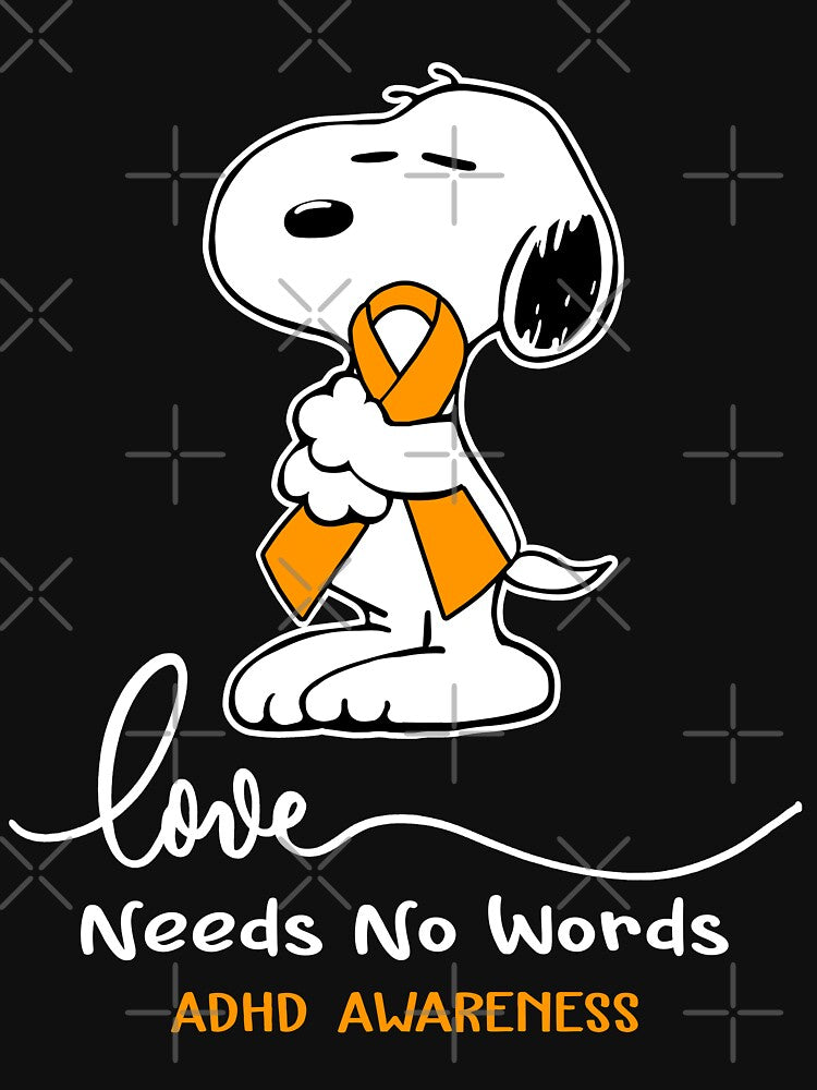 ADHD Awareness - LOVE NEEDS NO WORDS by Elise-Chapman T-Shirts, Hoodie, Sweatshirt | BlankRebels.com (Image 3)