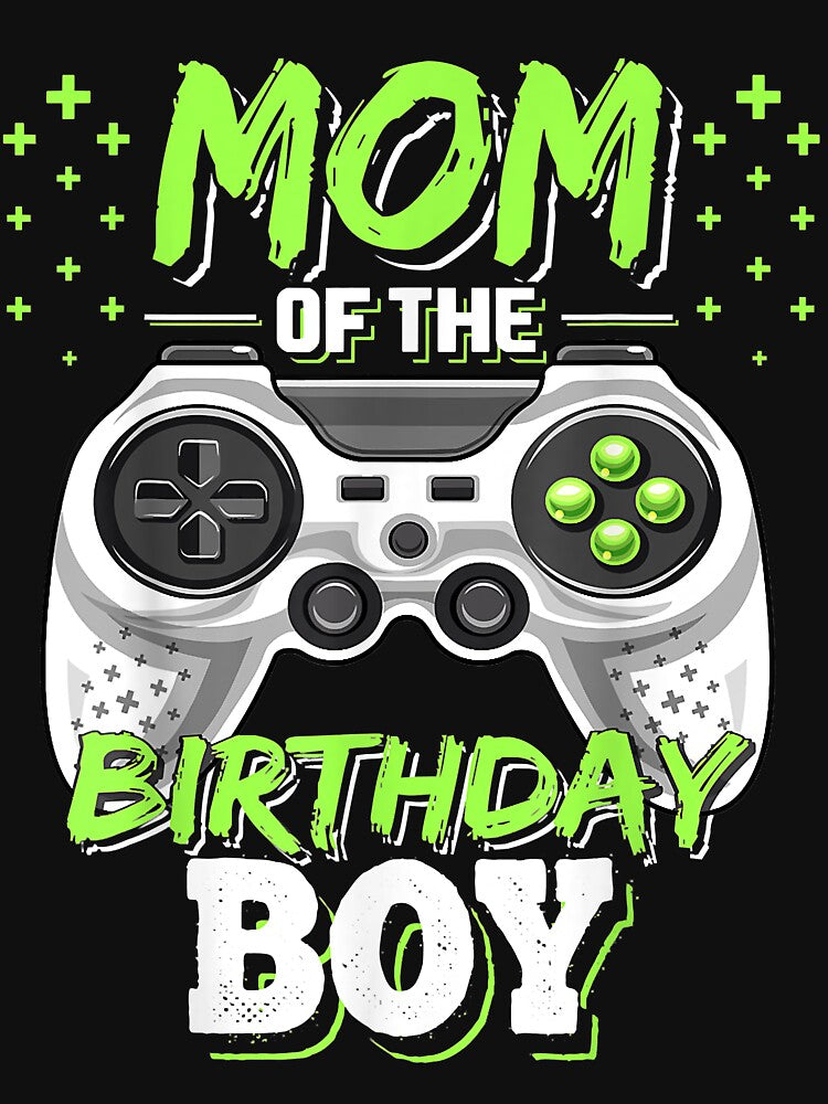 Mom of the Birthday Boy Matching Video Gamer Birthday Party by Oscar123412 T-Shirts, Hoodie, Sweatshirt (Image 3)