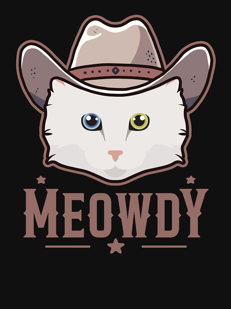 Turkish Angora Cat Meowdy by Clara Hollins T-Shirts, Hoodie, Sweatshirt | BlankRebels.com (Image 3)