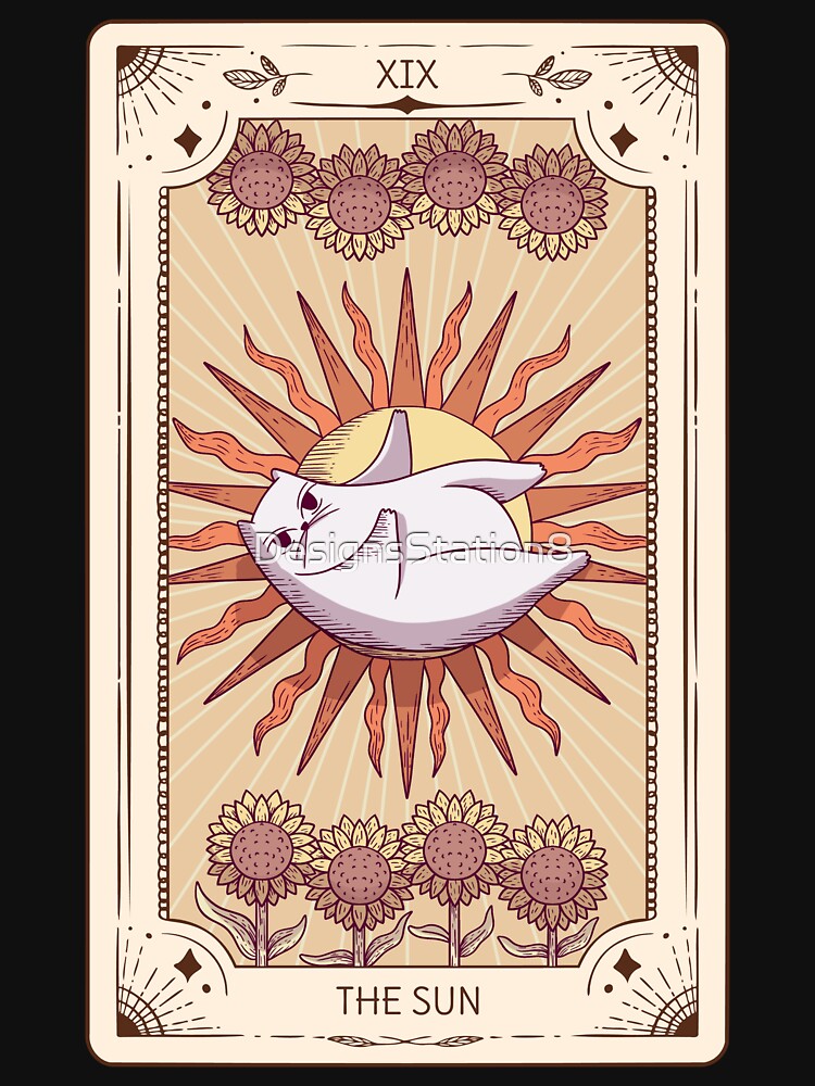 The Sun Tarot Cat Lovers by DesignsStation8 T-Shirts, Hoodie, Sweatshirt | BlankRebels.com (Image 3)