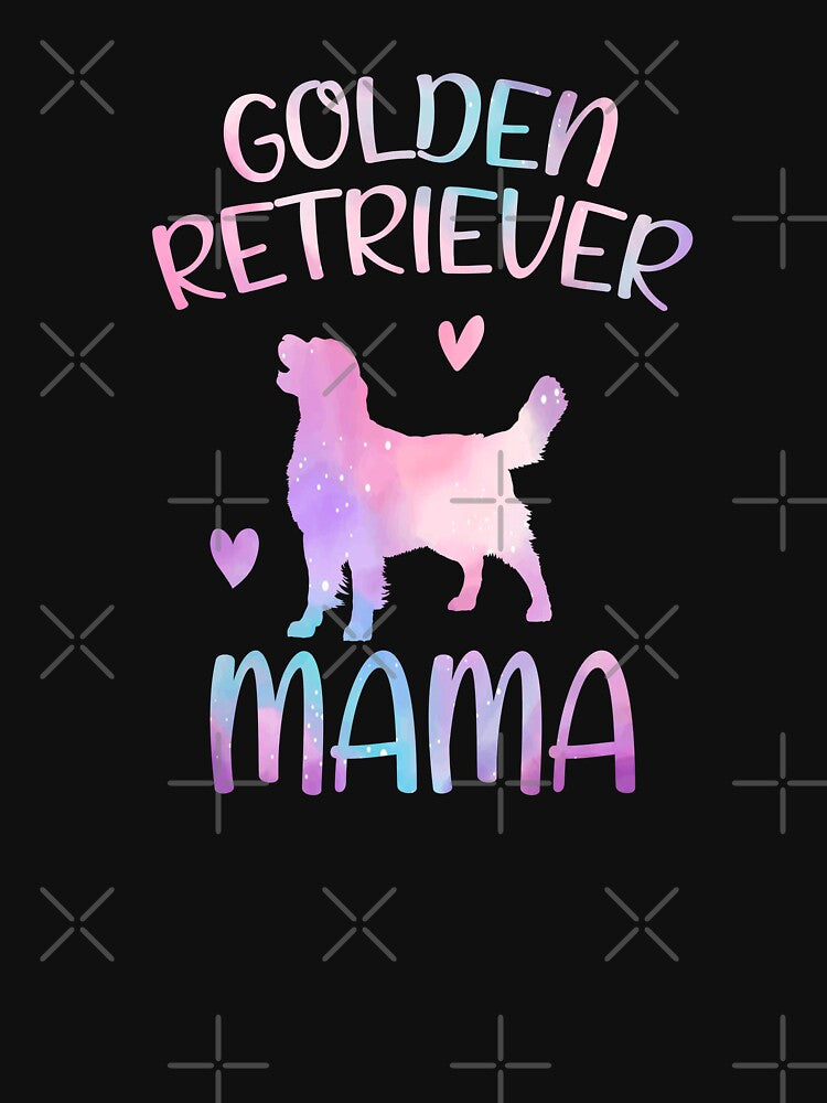 Golden retriever Dog Mama Mom Watercolor, Golden retriever dog Mama mother, Golden retriever Owner Mom Chritmas... (Image 3)