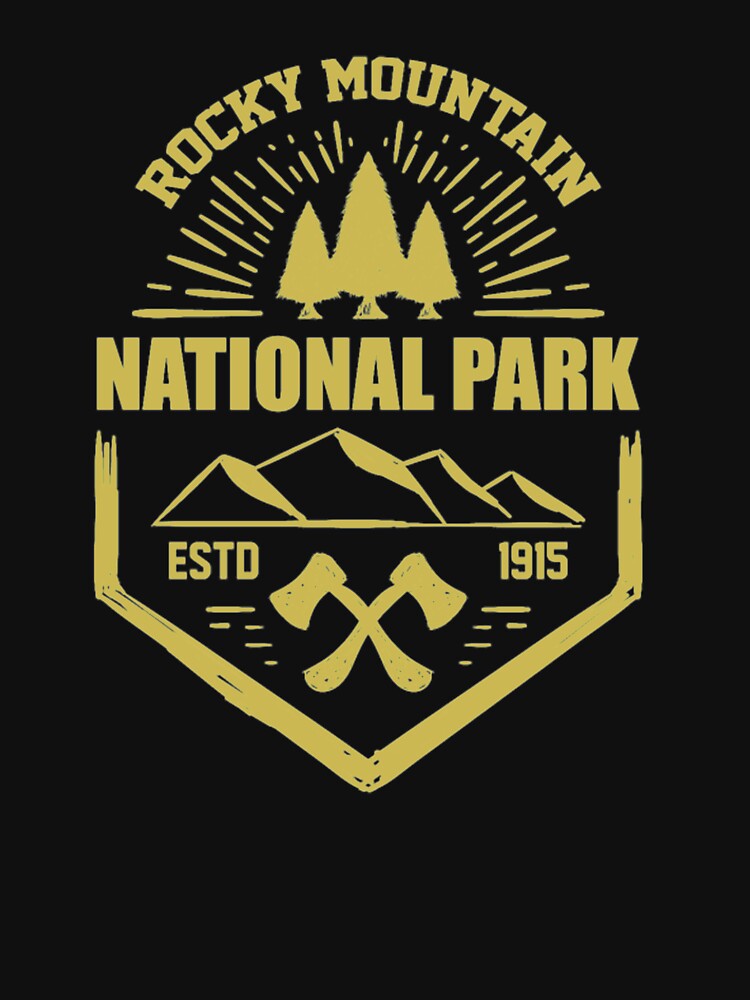 Rocky Mountain National Park Colorado Tshirt by Clavitaps Hoodie, Sweatshirt | BlankRebels.com (Image 3)