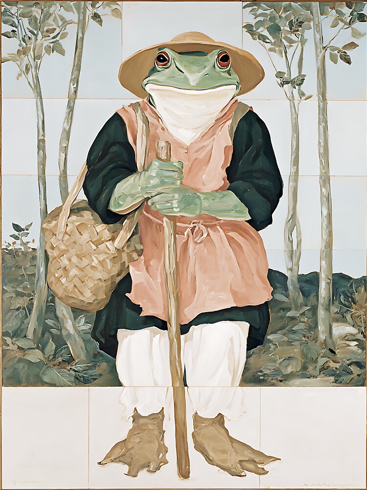 The Cozy Cottagecore Frog by bapupa T-Shirts, Hoodie, Sweatshirt | BlankRebels.com (Image 3)
