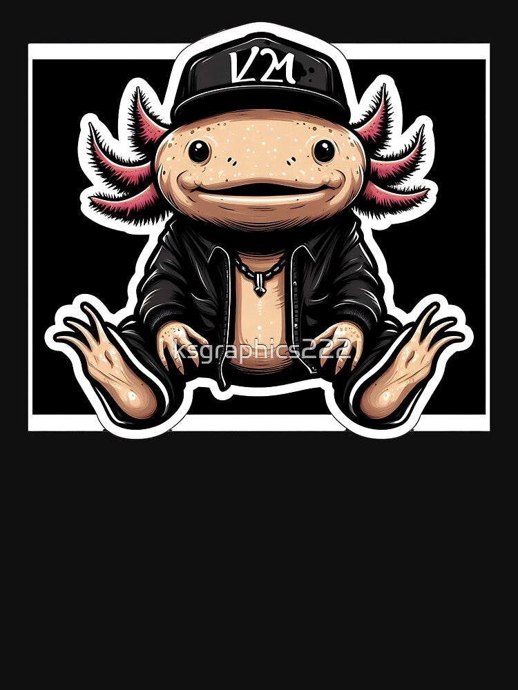 Axolotl Art #143 | Axolotl Lovers by ksgraphics222 T-Shirts, Hoodie, Sweatshirt | BlankRebels.com (Image 3)