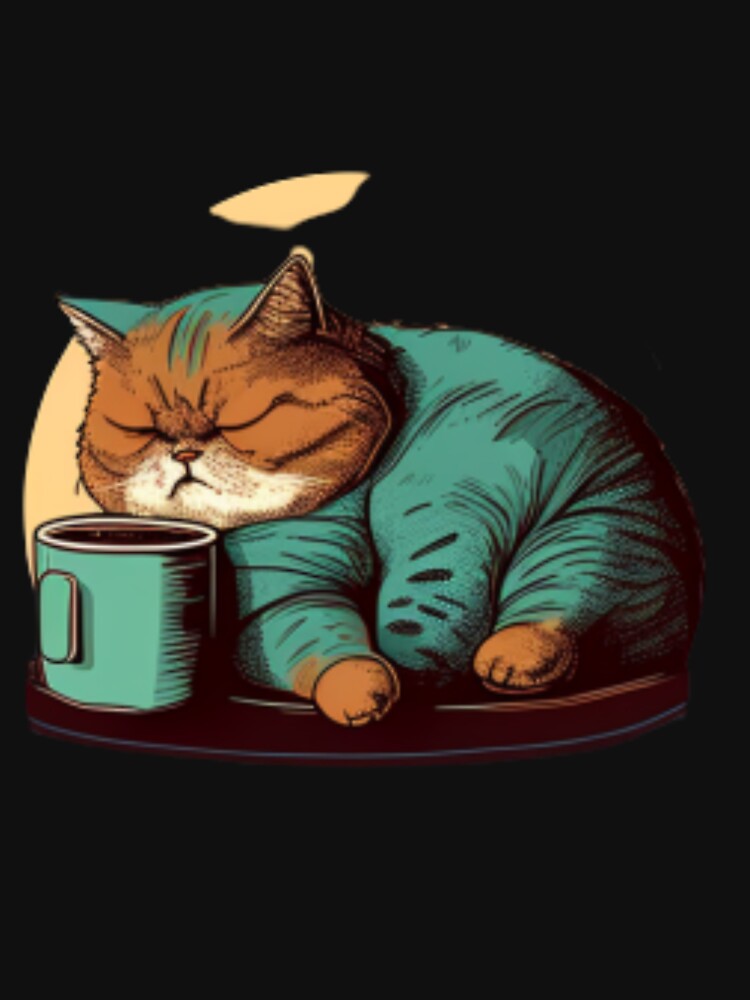 funny lazy bored cat for cat mom cat dad cat lover no meme by Trendy Design T-Shirts, Hoodie, Sweatshirt (Image 3)