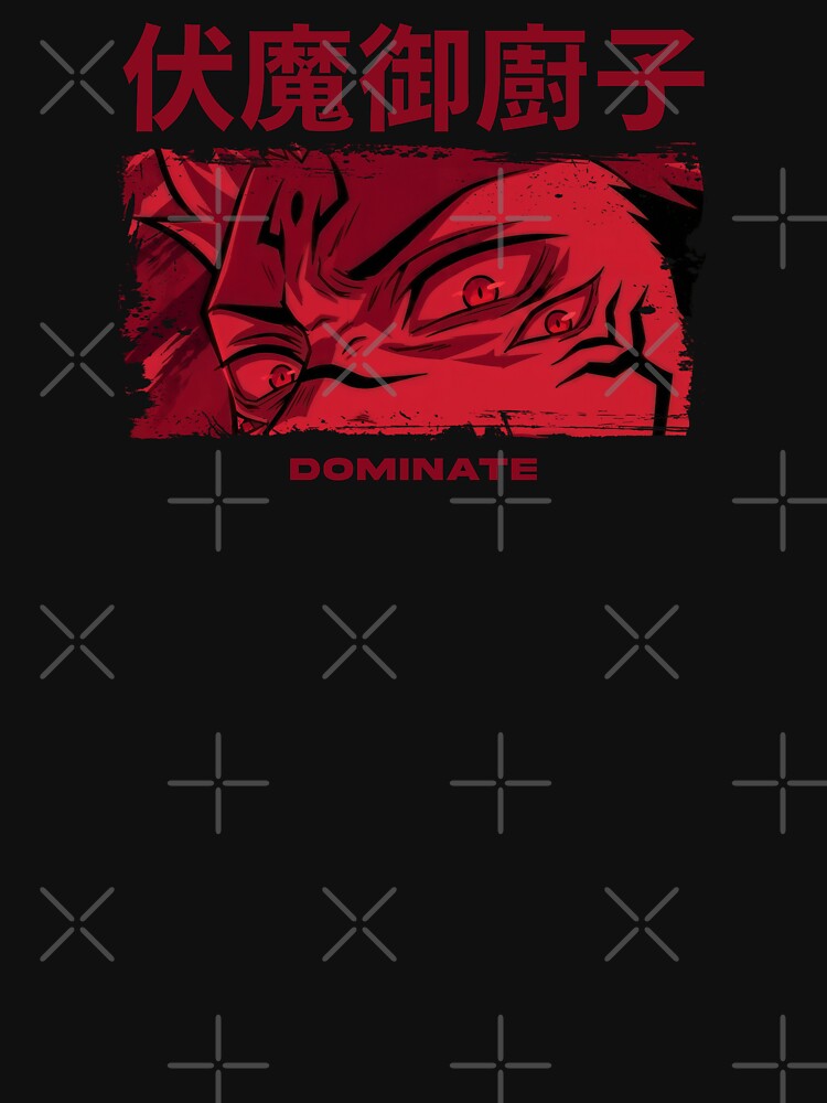 Dominate Japanese Manga Eyes Red by Tokyo Retro T-Shirts, Hoodie, Sweatshirt | BlankRebels.com (Image 3)